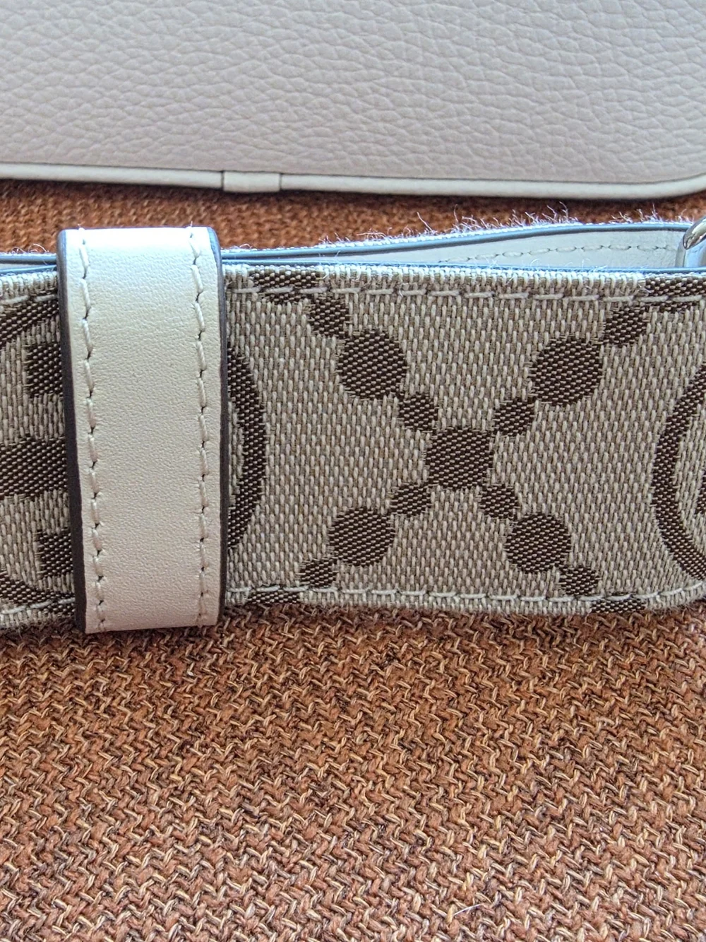 Tory Burch Light Blue Logo Crossbody Camera Bag